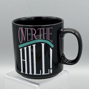 Amscan Novelty Black Over The Hill Mug Coffee Tea Ceramic Gag Gifts Birthdays